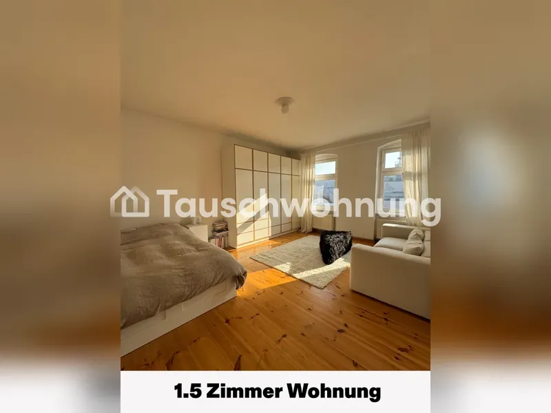 Tauschwohnung: Tausche 1,5- und 1-Zimmer-Wohnung gegen 3-Zimmer Wohnung — photo 1